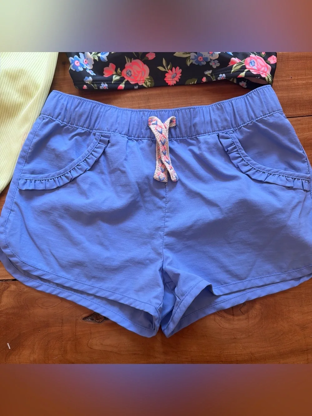 Cat & Jack Girls Swim Set, Size 10, Like New Condition Rash Guard 💙🖤💚